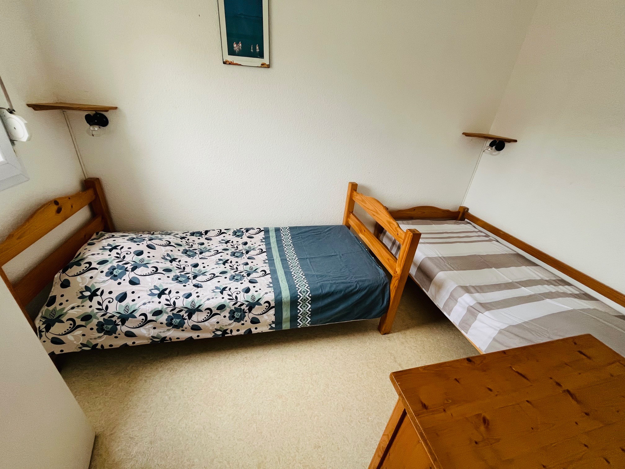 Deuxième chambre avec deux lits